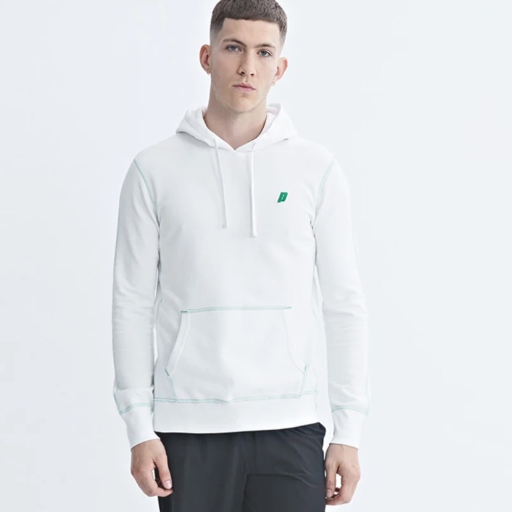 PRINCE VS REIGNING CHAMP WHITE GREEN PULLOVER HOODIE SWEATSHIRT